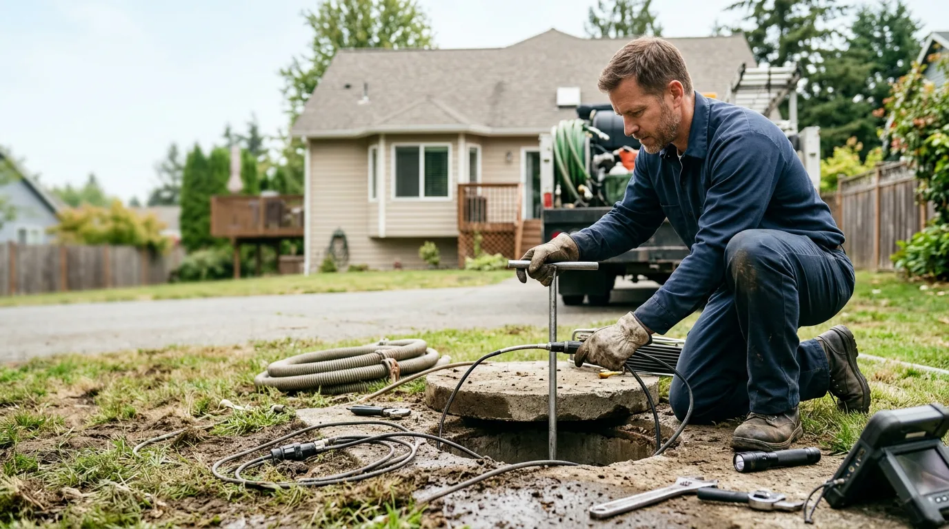Septic Tank Pumping in Birchleaf, VA